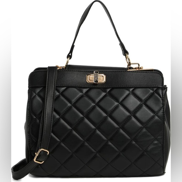 Badgley Mischka Handbags - Badgley Mischka Black Quilted Handbag NWT